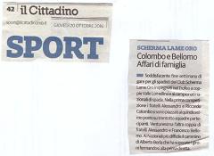 articolo del 20 ottobre 2016 del il Cittadino