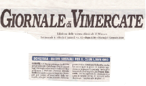 giornale di vimercate 9 gennaio 2017 scherma buoni segnali per il club lame oro