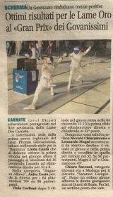 2024 lame oro scherma Gran Prix dei giovanissimi tb