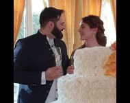 Il brindisi dei due masestri di scherma di lame oro brianza